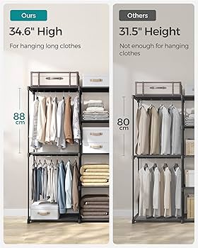 Amazon.com: SONGMICS Portable Closet, Freestanding Closet