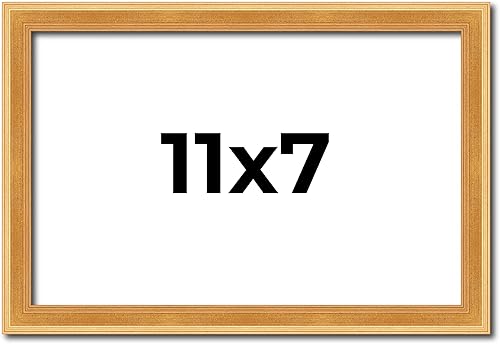 Miniatura 130 de Poster Palooza Portarretratos de madera maciza de 11 x 15 pulgadas, ancho de moldeo de 0.75 pulgadas, incluye plexiglás acrílico UV, respaldo