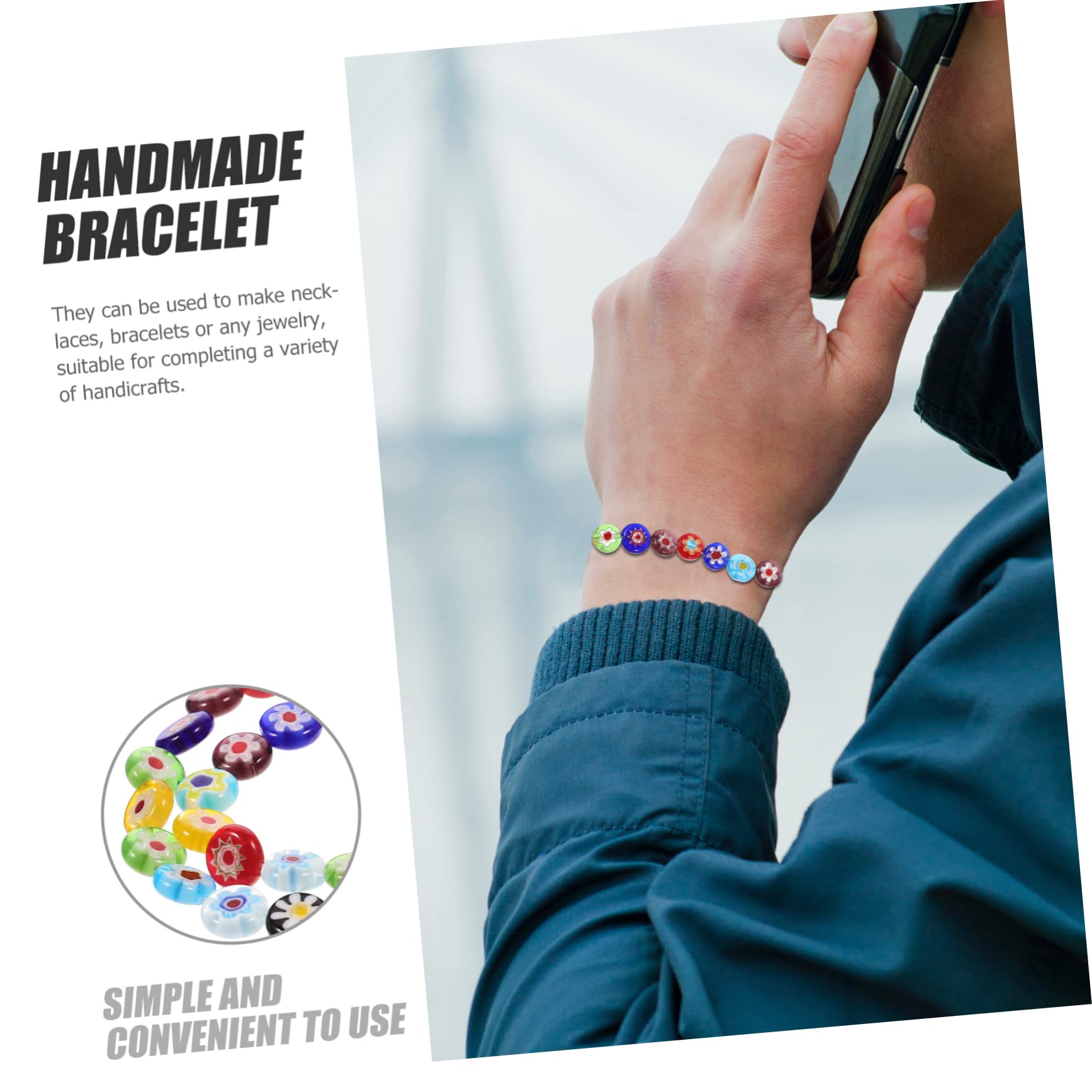 SHINEOFI Bunte Glasperlen Für Armbänder Ca Langlebig Und Vielseitig Einsetzbar Für Schmuckherstellung Und Bastelprojekte
