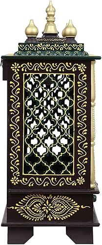 Miniatura 4 de Artesanía india Exportación MDF y Mango Madera Casa TemploPuja Mandir