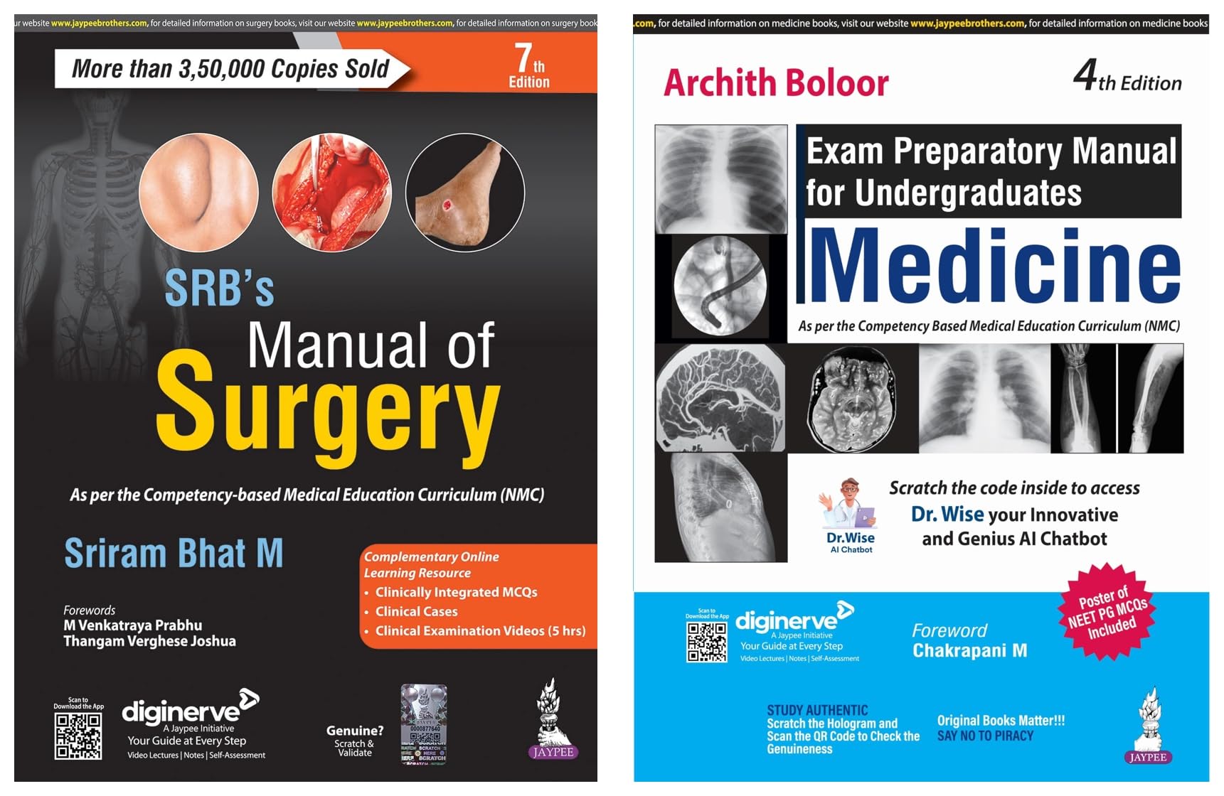 SRB’s Manual of Surgery & Exam Preparatory Manual for Undergraduates Medicine Product Bundle