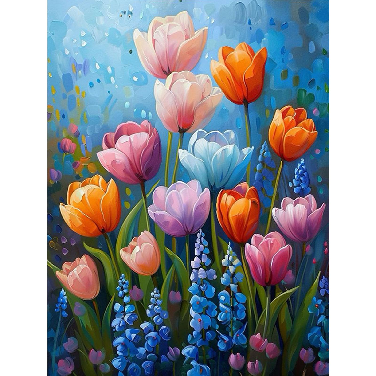 Fountor Diamond Painting Erwachsene, DIY 5d Diamond Painting Bilder