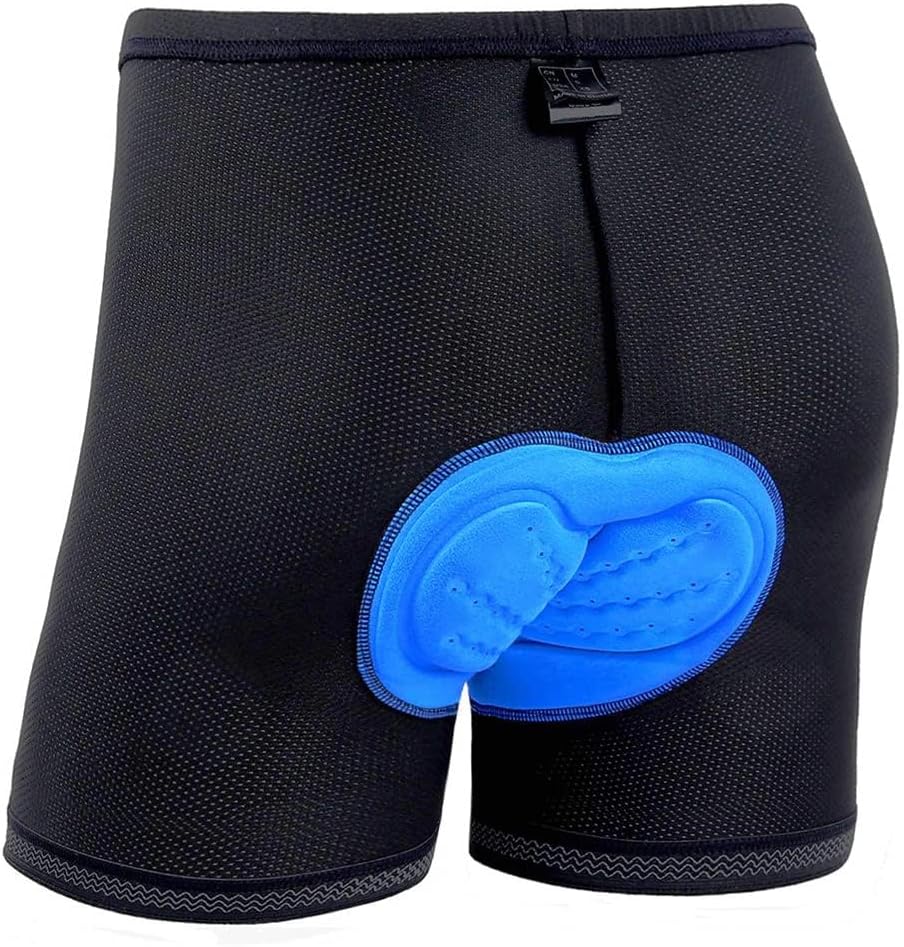 Ohuhu Cycling Shorts for Men Padded Bike Shorts 3D Padding Mens Cycling Biking Underwear Black…