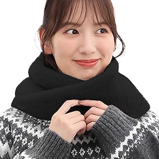 [MOWO] スヌード ネックウォーマー レディース 【本気で小顔に見える・ふわふわ可愛い・厚手で猫の毛の手触り】 秋冬 無地 エコファー 柔らかい 防寒 一周巻き 軽くてあたたかい 優しい肌触り ボリューム メンズ