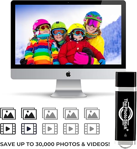 Miniatura 2 de ThePhotoStick - Pendrive de 128 GB, fácil de usar, guarda fotos y videos con tan solo un clic.