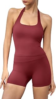 Halter Neck Two Piece Workout Set