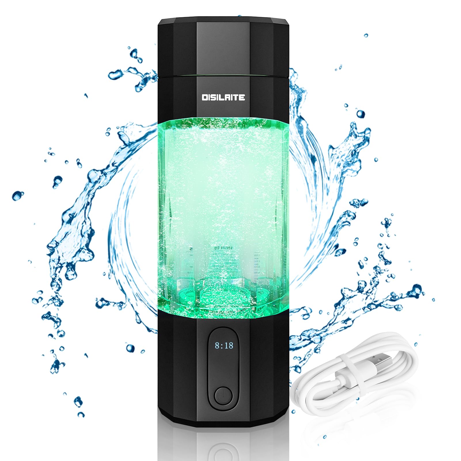 水素メーカー HYDROGEN SUPER RICH WATER Amazon.com: 10000PPB+ Hydrogen Water Bottle SPE PEM Technology