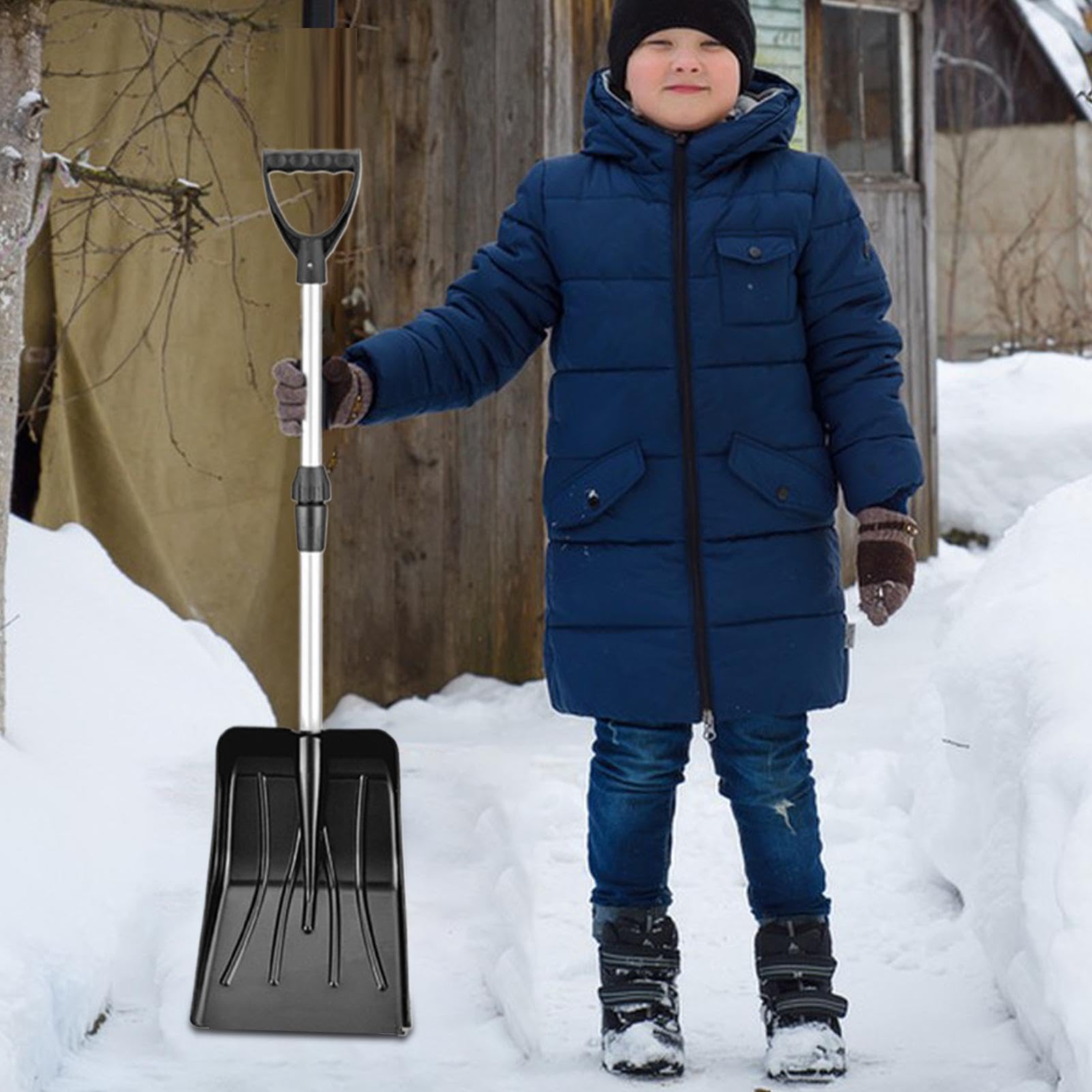 Pale da spiaggia Pala da neve nera a slitta per scavare