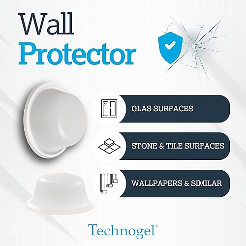 Miniatura 8 de Technogel Protector transparente, protectores de superficie despegables, de alta durabilidad, absorción de golpes, reutilizable, amortiguación de