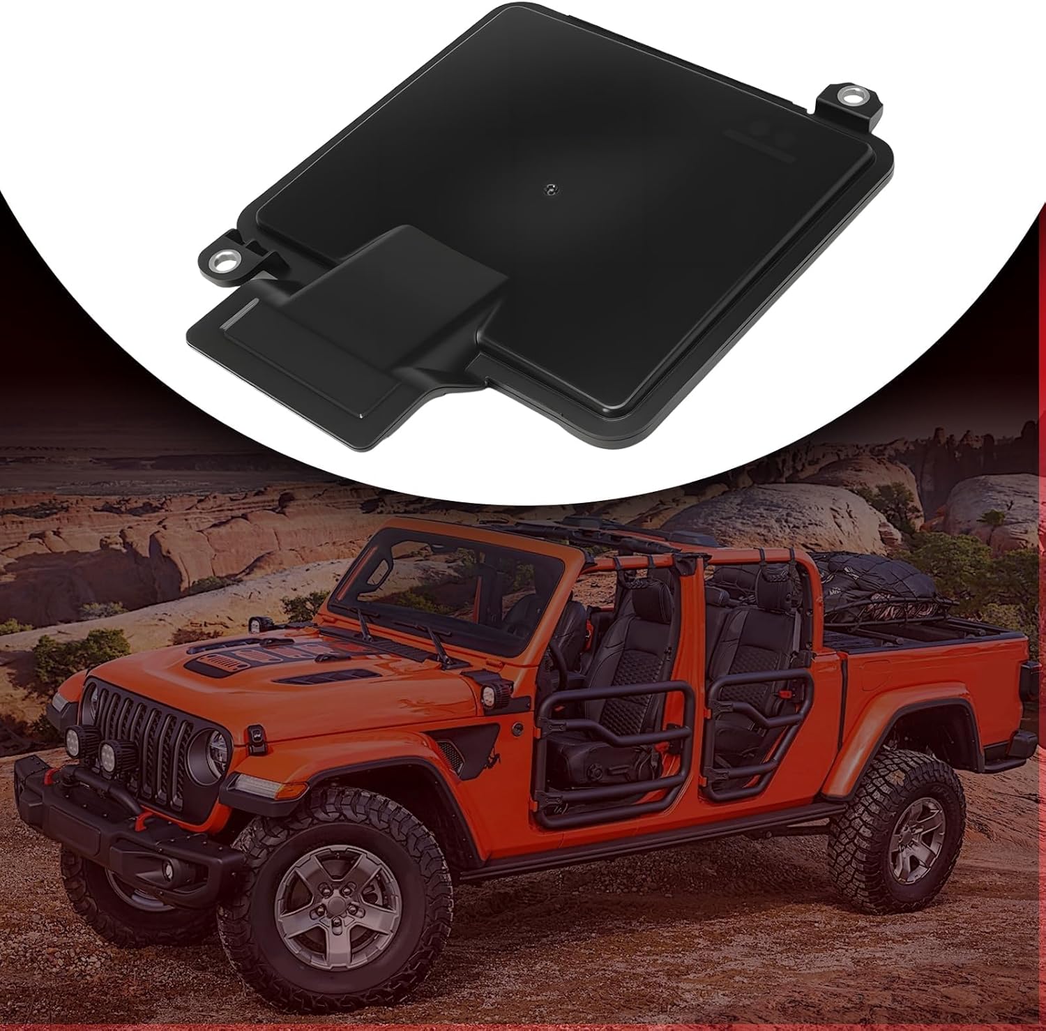 850RE Transmission Filter with Gasket for Wrangler 2018-2024, Gladiator 2020-2023, Replaces 68417054AB