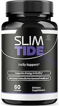 Slim Tide Capsules - Official Slimtide Advanced Weight Management Formula with Natural Ingredients, Slim Tide Advanced Pills for Wellness & Overall Health Support, 60 Capsules for 1 Month