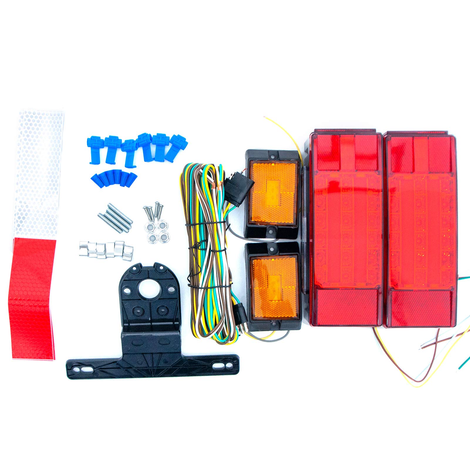 Buy HICKS 12V LED Submersible Trailer Tail Light Kit, LED Utility