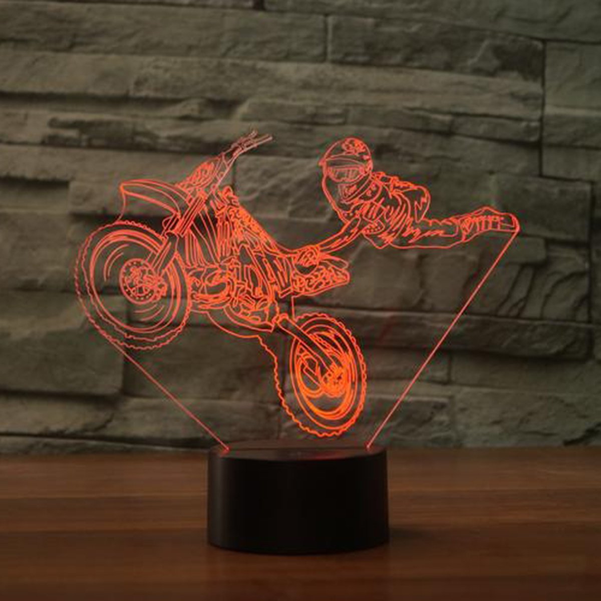 Créatif 3D Loup Nuit Lampe Art Déco Lampe Lumières Led Décoration