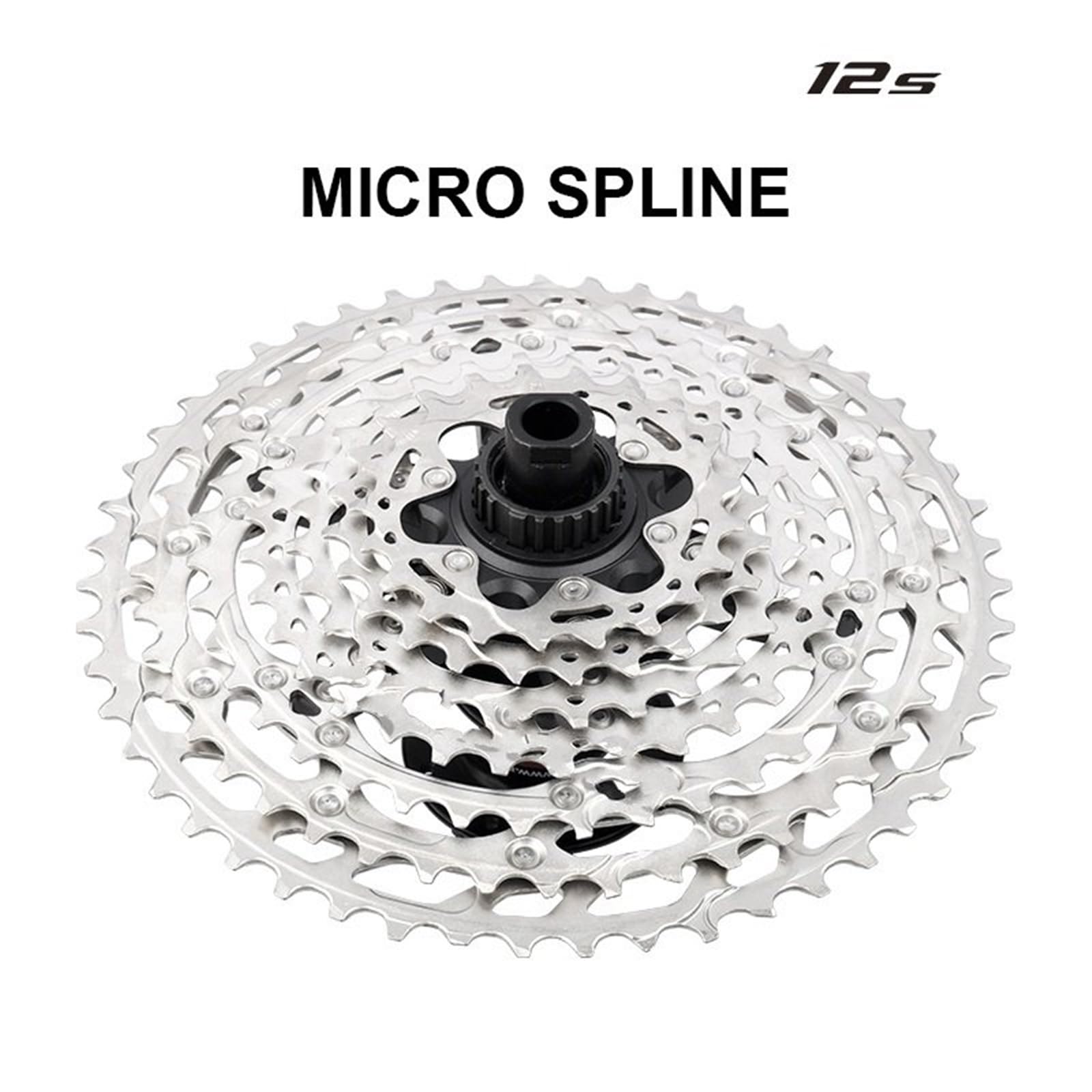Fahrrad Kassette Passend für Shimano Deore M6100 51T MTB 12S Spline Kassette 10-51T Mountainbike Ratsche 12V K7 12 Geschwindigkeit Kettenrad MTB Freilauf