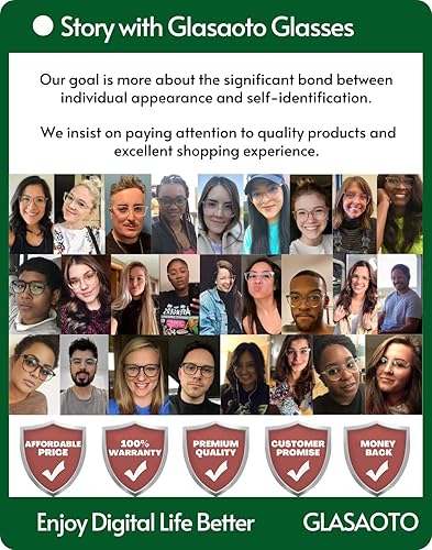 Miniatura 5 de Lentes de lectura con bloqueo de luz azul, para mujeres y hombres, marco de anteojos redondos, ligeros, reducen la fatiga ocular