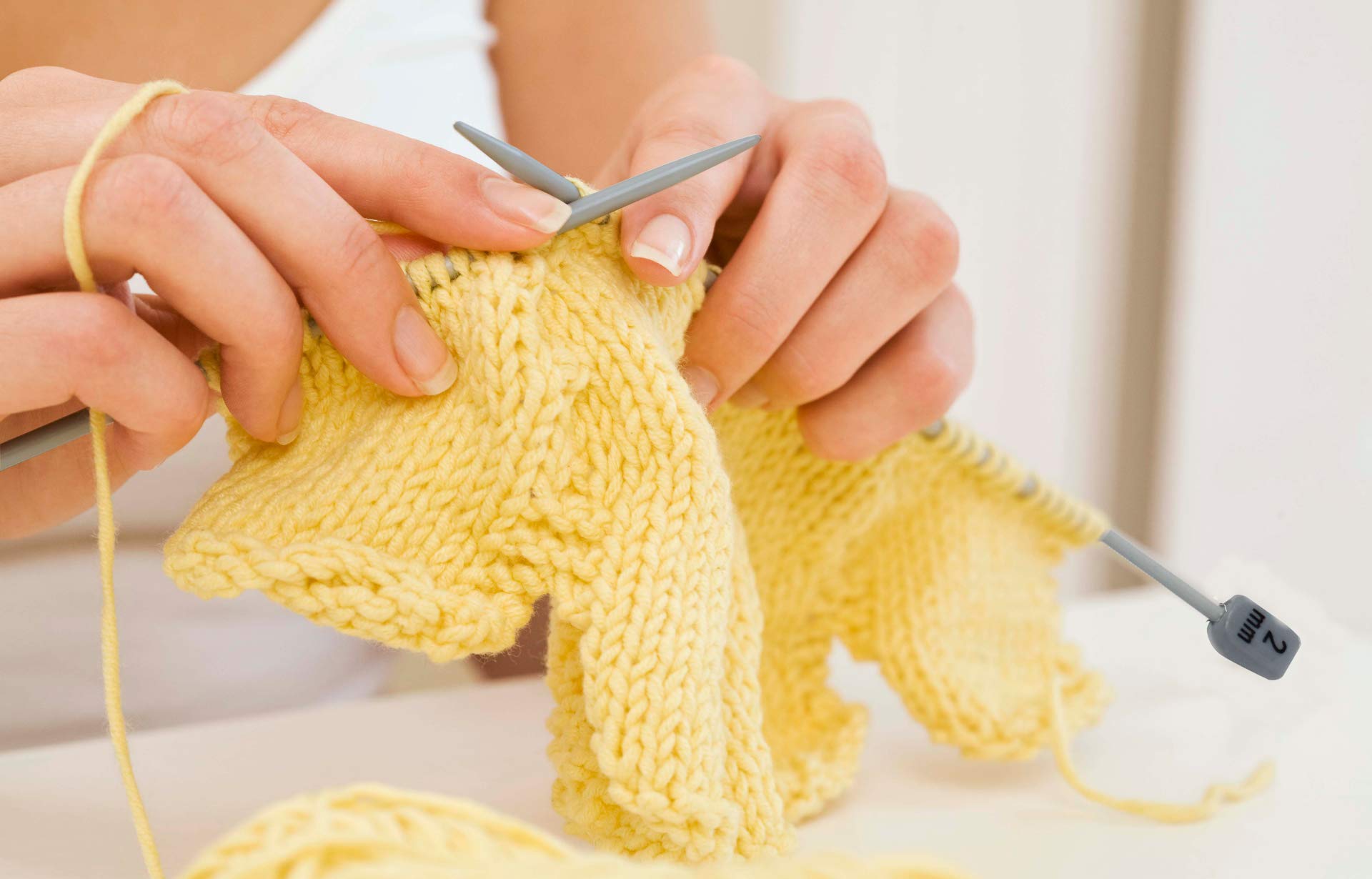 KnitPal Agujas de tejer de metal de una sola punta de 40 cm, (patrones gratis), 3 pares, tallas de EE. UU. 10.5, 10.75 y 11 (6.5, 7 y 8 mm), libro electrónico incluye