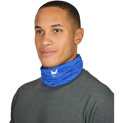 MISSION Cooling Neck Gaiter, Men and Womens All Weather Neck Gaiters, UPF 50