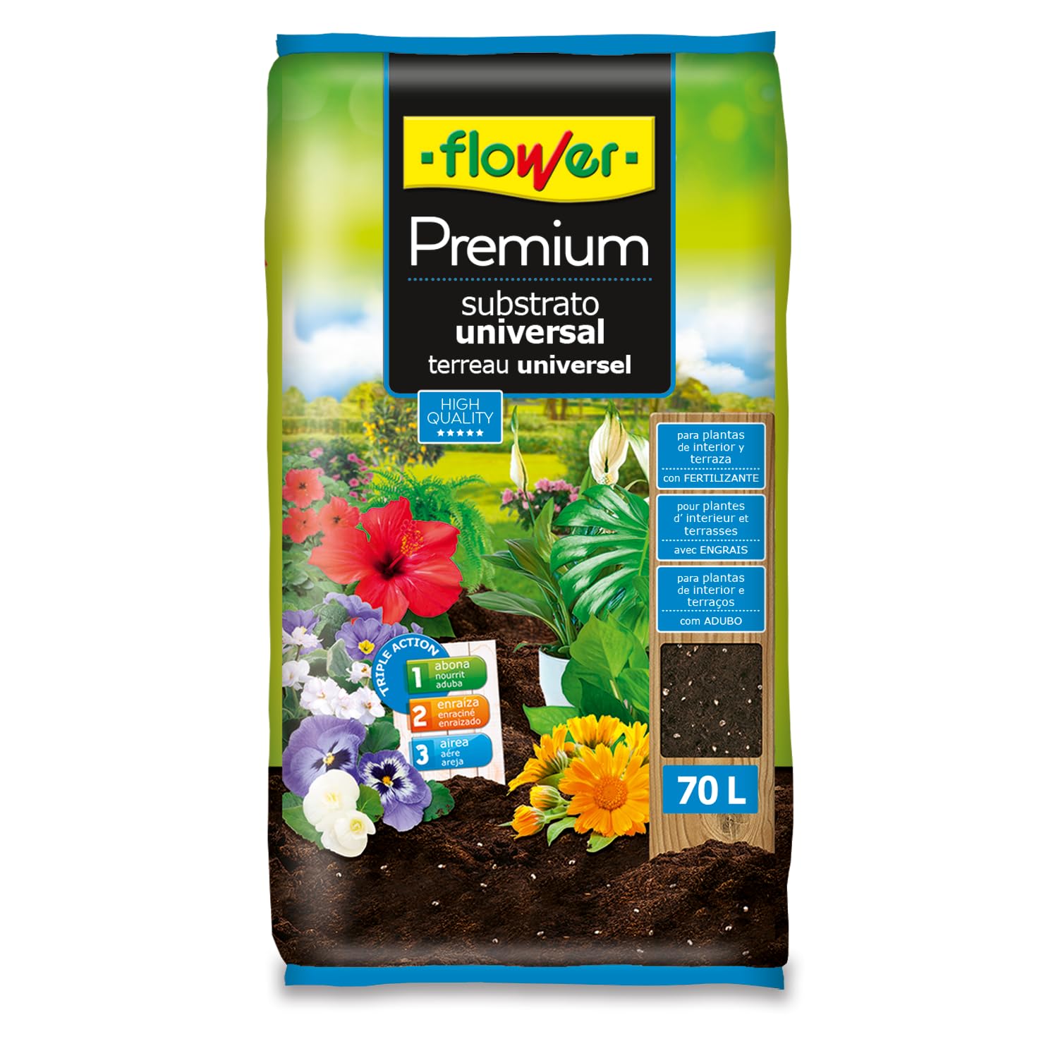 Flowers 4 – 80144 – substrato universelle Premium 70L