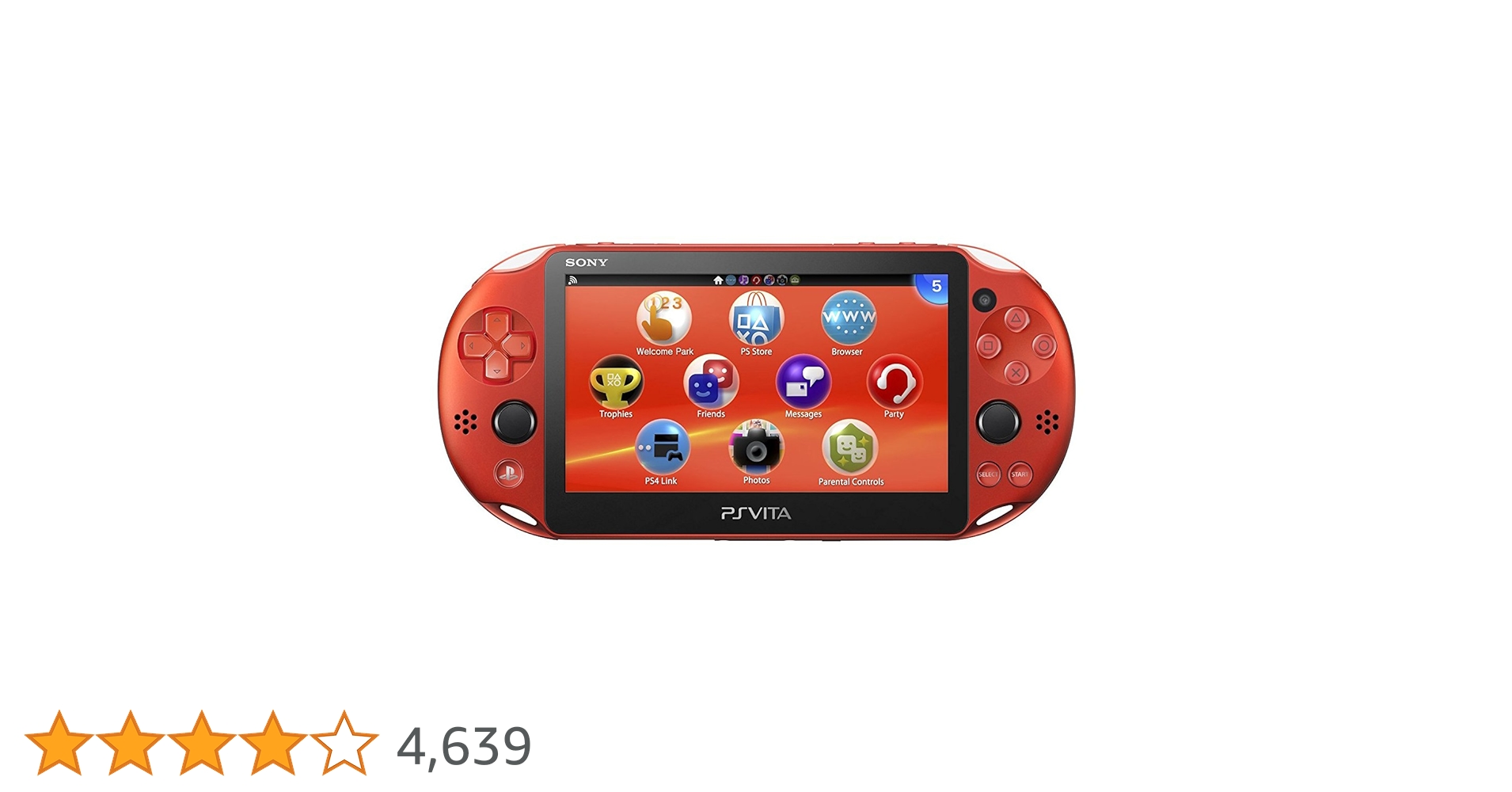 Amazon | PlayStation Vita Wi-Fiモデル メタリック・レッド