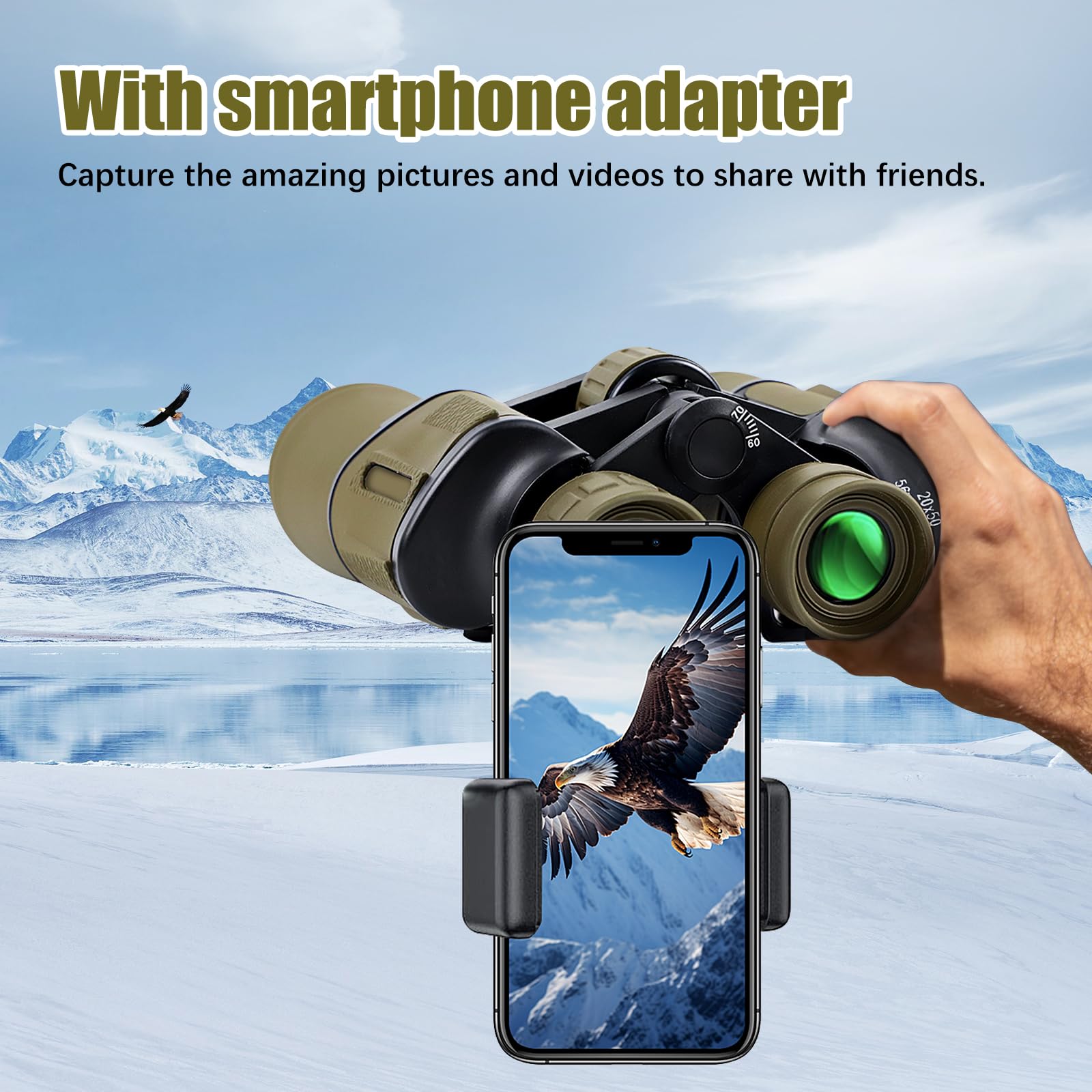 DOCANIO Monoculaire 10-30 x zoom monoculaire met BAK4 Prisma FMC verrekijker volwassenen met houder en statief helder Low Light Vision voor klimmen, balspellen, concerten