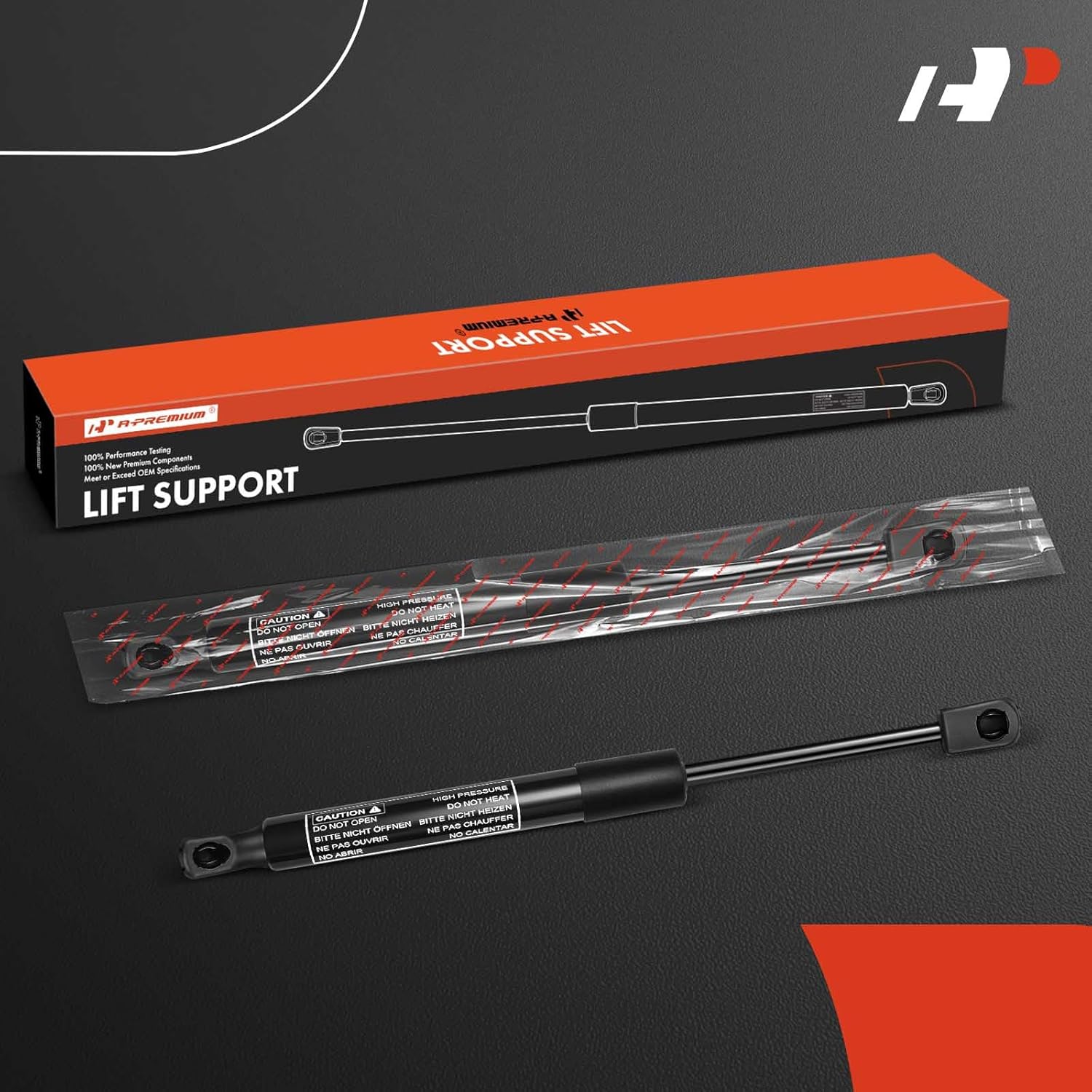 A-Premium Tailgate Rear Trunk Lift Supports Shock Struts Compatible with Select Kia Models - Amanti 2004 2005 2006, Sedan - Replace# RB8795337 (2-PC Set)
