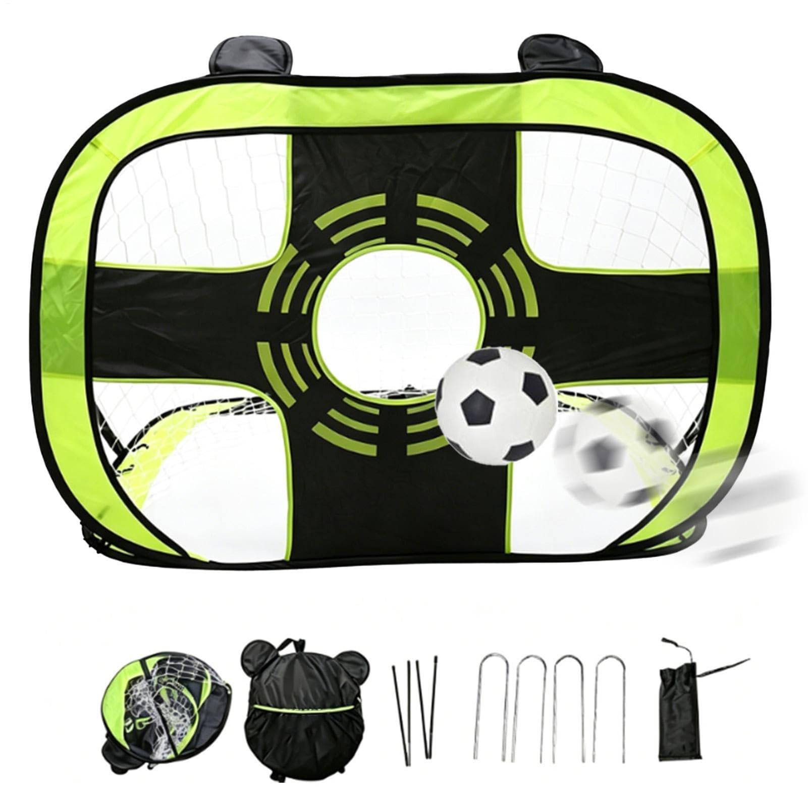 Kinderfußballtor Faltbares Präzisionstrainingsziel | Hinterhof Kinder Fußballtore für Fußballtraining im Freien und zu Hause, Hof, Feld, Tür, für , Erwachsene, Kinder,