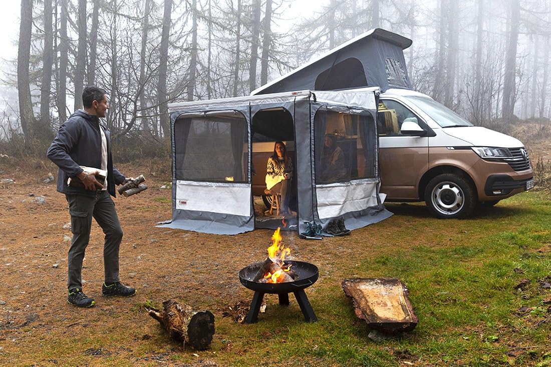 Fiamma Caravanstore Zip XL przedłużenie namiotu przedsionkowego do markizy workowej, 80% polichlorek, szary, 280-310 cm