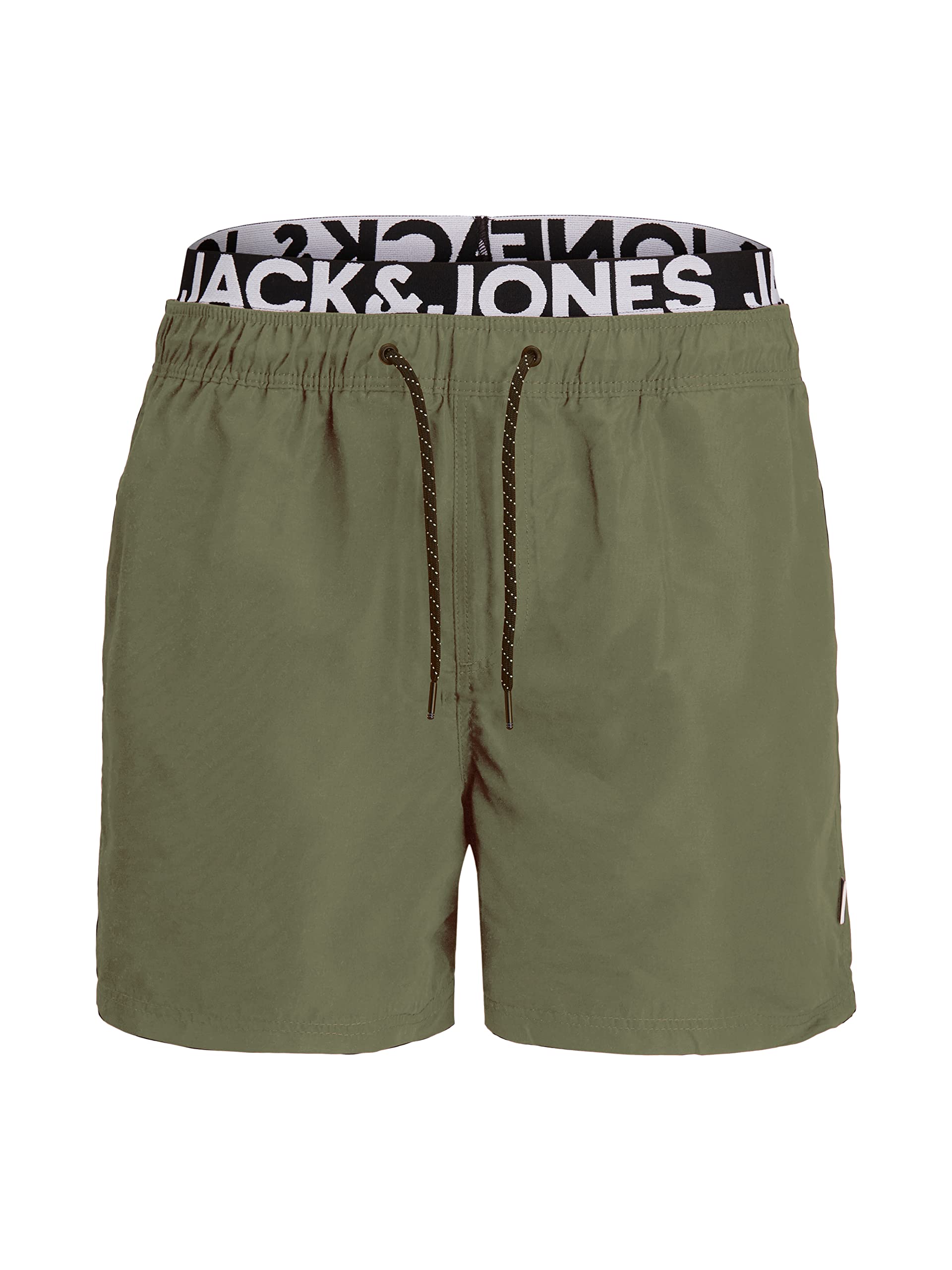 Jack & Jones Jjiaruba AKM Db WB Solid Jjswimshorts Bañadores Ajustados para Hombre Hombre