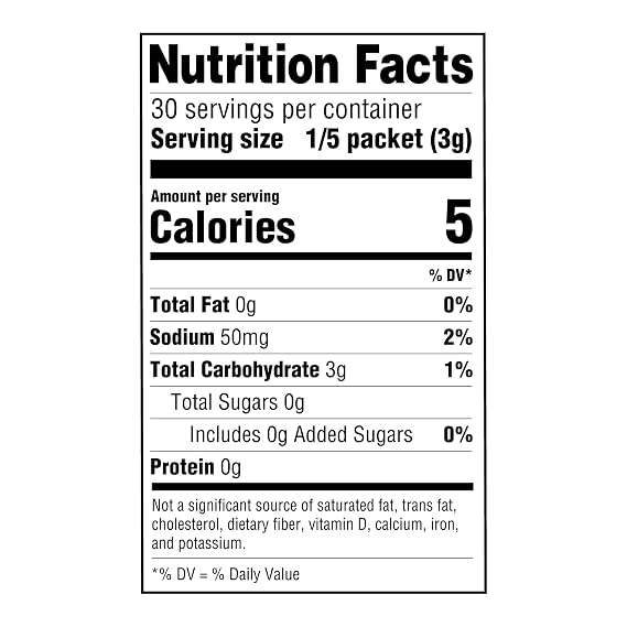 Amazon Grocery, Lemonade Drink Mix Singles, 3.2 Oz