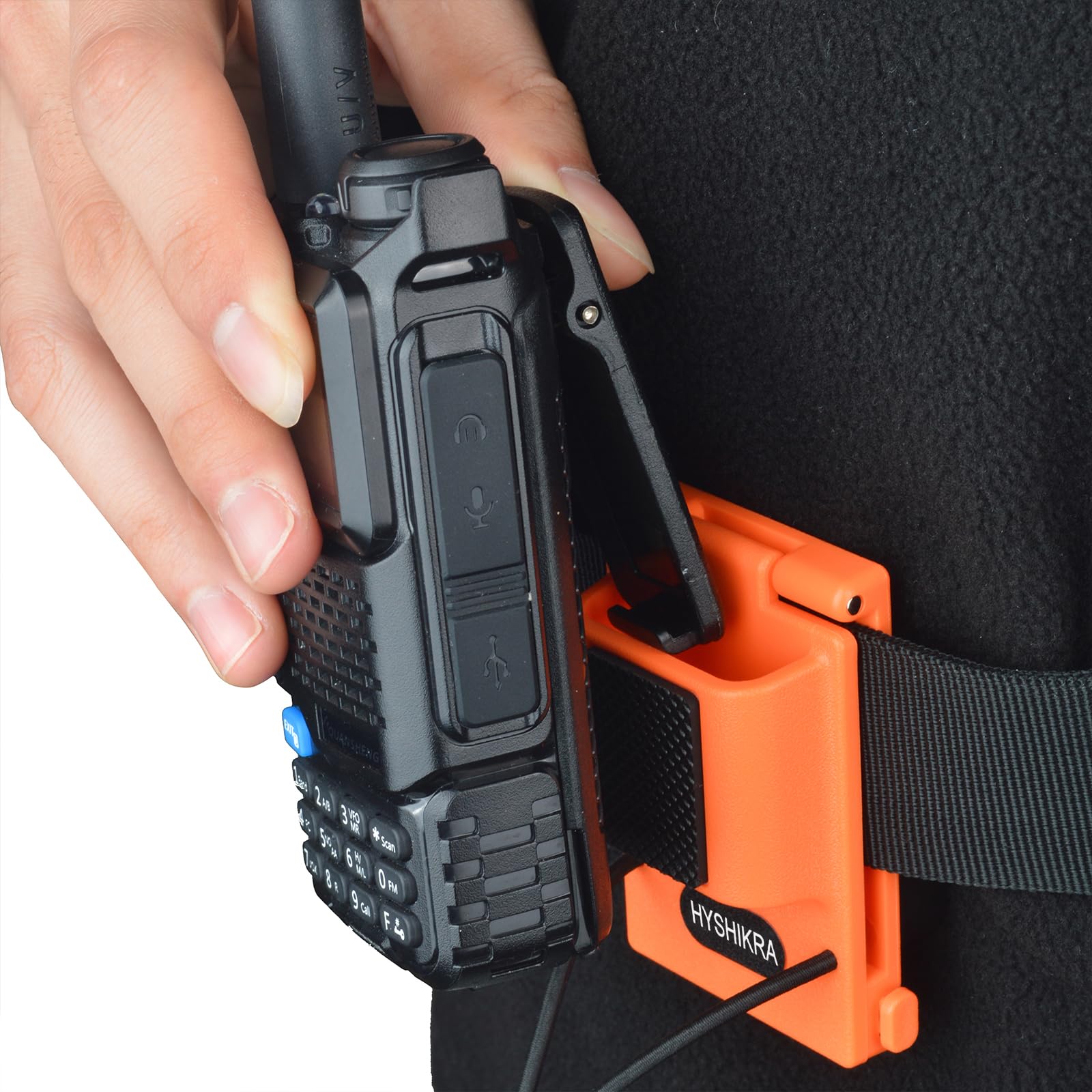 HYSHIKRA Two Way Radio Belt Clip Walkie Talkie Quick Disassembly Belts Accessories - Image 2