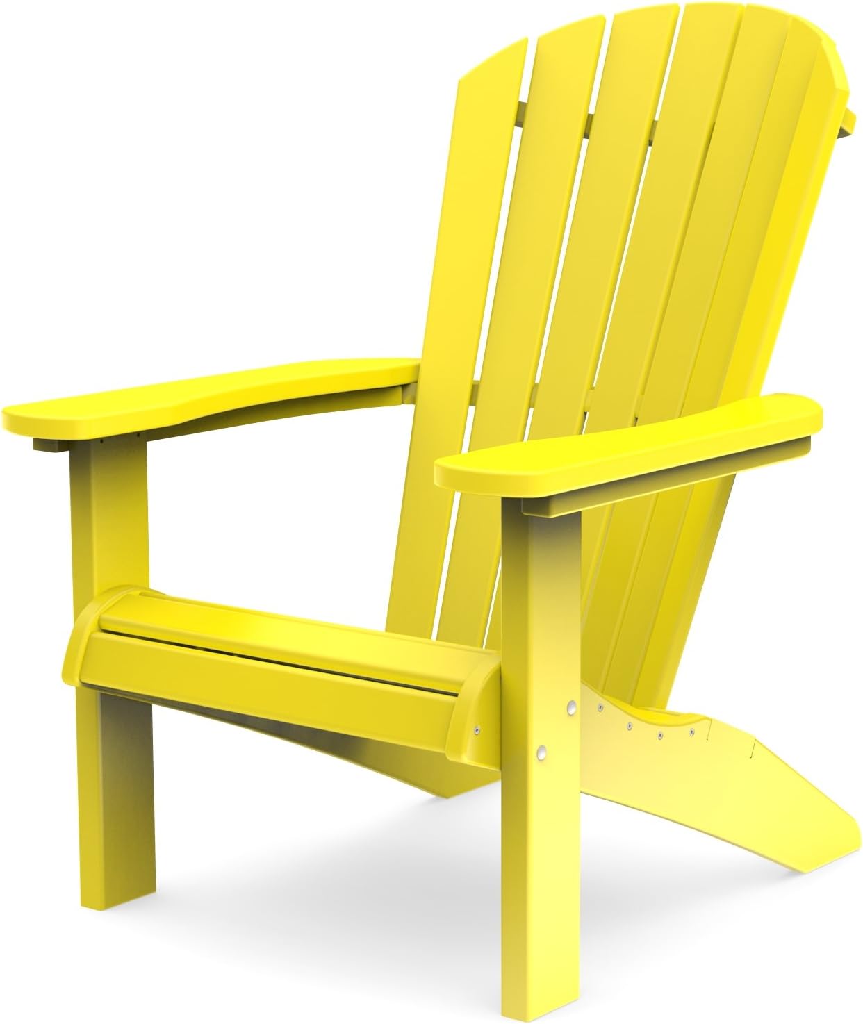 Amazon Com Rogue Wave Polyworks Adirondack Chair Yellow Garden Outdoor