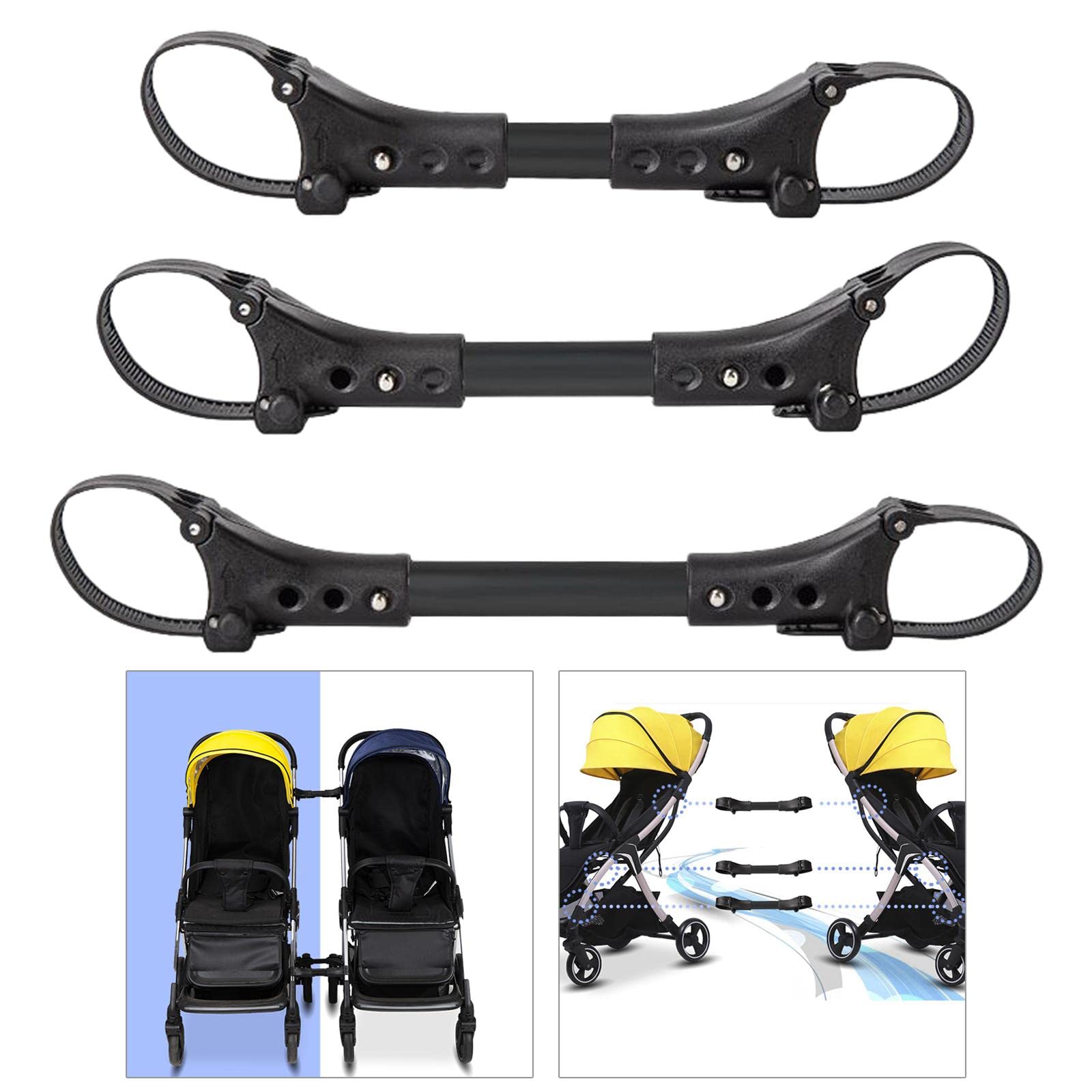 3 Pièces Jumeau Bébé Poussette prise En D'aluminium Joints Universels Durable À Double Parapluie Linker pour Cart