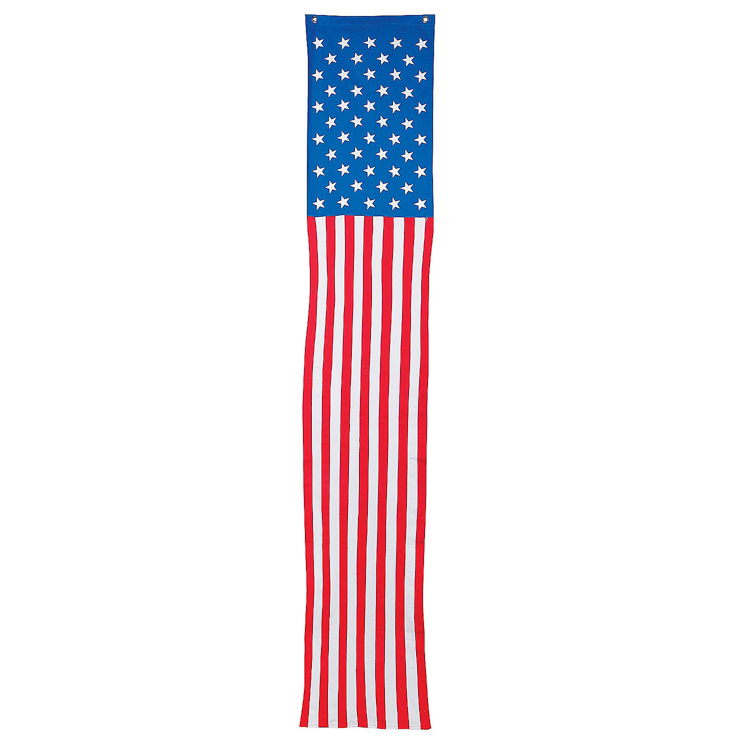 Fun ExpressTraditional Patriotic Pillar Bunting for Fourth of July - Home Decor - Outdoor - Banners & Windsocks & Flags - Fourth of July - 1 Piece