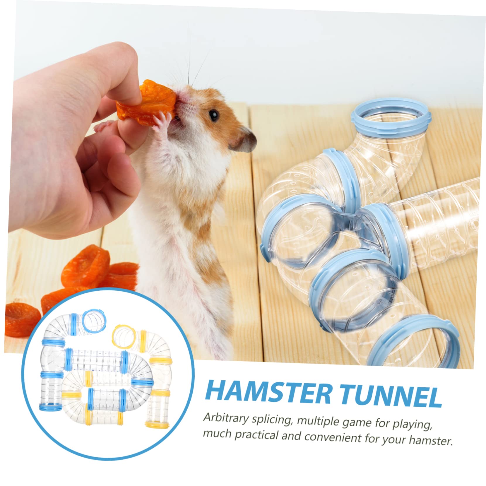 Hamster Tunnel Verbinder Satz Transparent 2 Satz für Selbstgemacht BAU