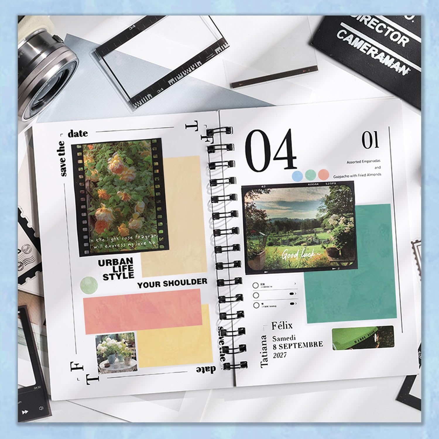 24 arkusze papieru do scrapbookingu, 30 cm, dwustronne tło fotograficzne, wzorzysty papier rzemieślniczy, 160 g/m², do dzienników śmieci, kartek okolicznościowych, albumu, dekoracja (styl boho