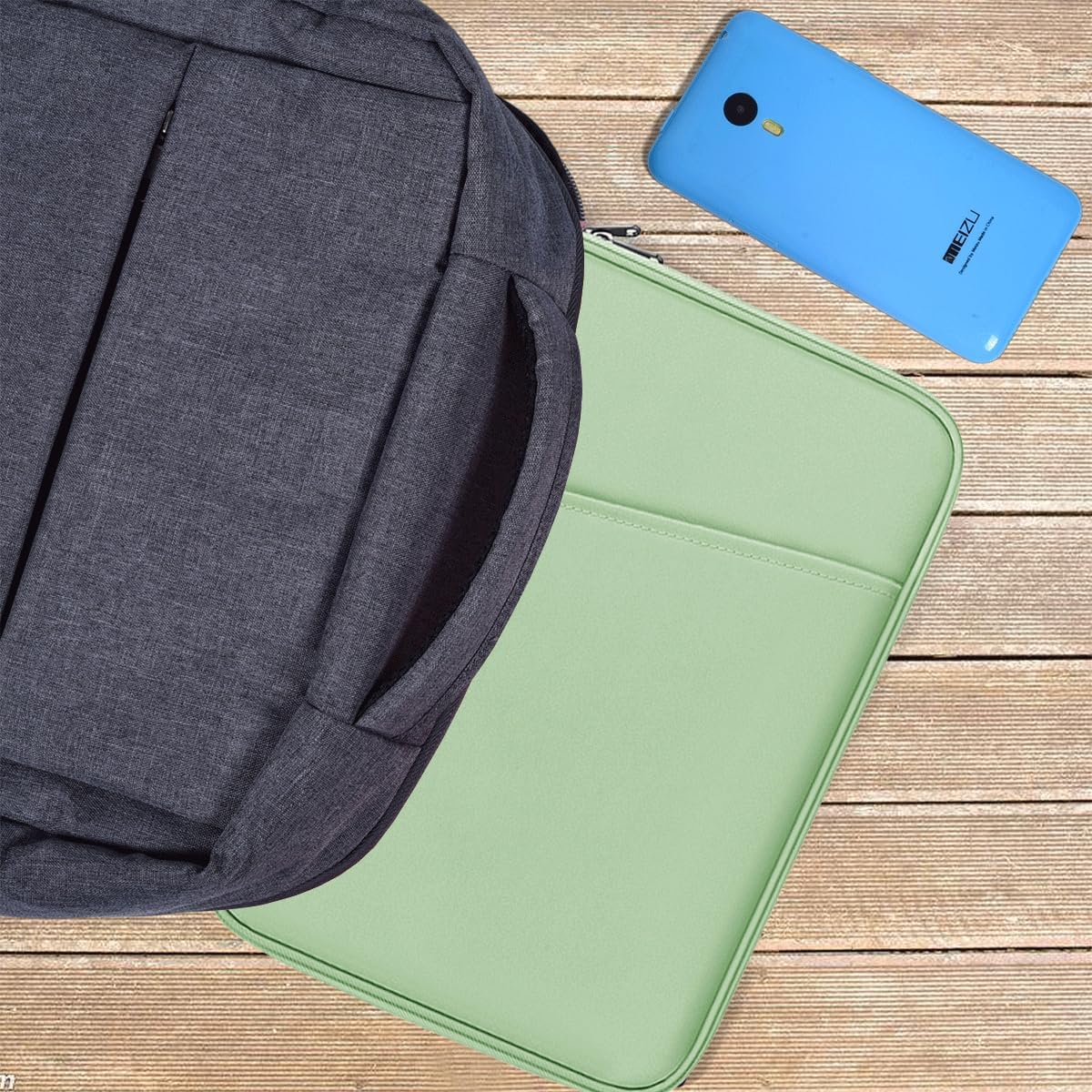 11.6-12.4 Inch Laptop Tablet Sleeve Bag Compatible with Lenovo ASUS Acer Dell HP Samsung 11.6" Laptop, Samsung Galaxy Tab S10+ S9+ Plus FE+/S8+/S7+ 12.4", Microsoft Surface Pro 7 12.3" Case - Image 5