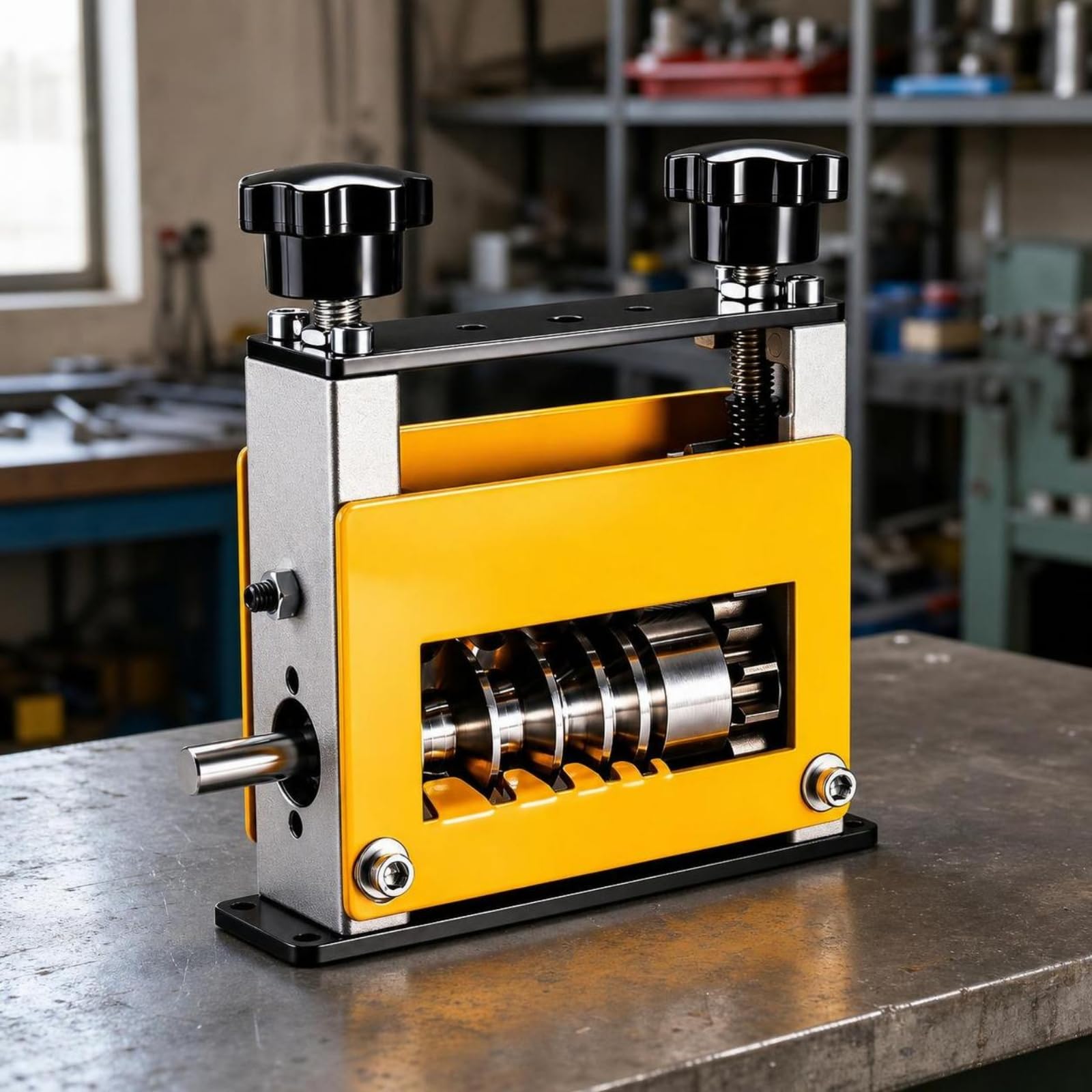 Máquina Mondacables Ajustable, Naranja, Accionado A Taladro
