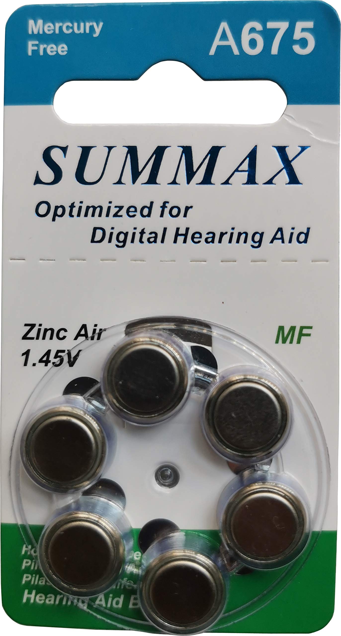 Amazon.com: New Hearing Aid Batteries SizeA675 675A Za675