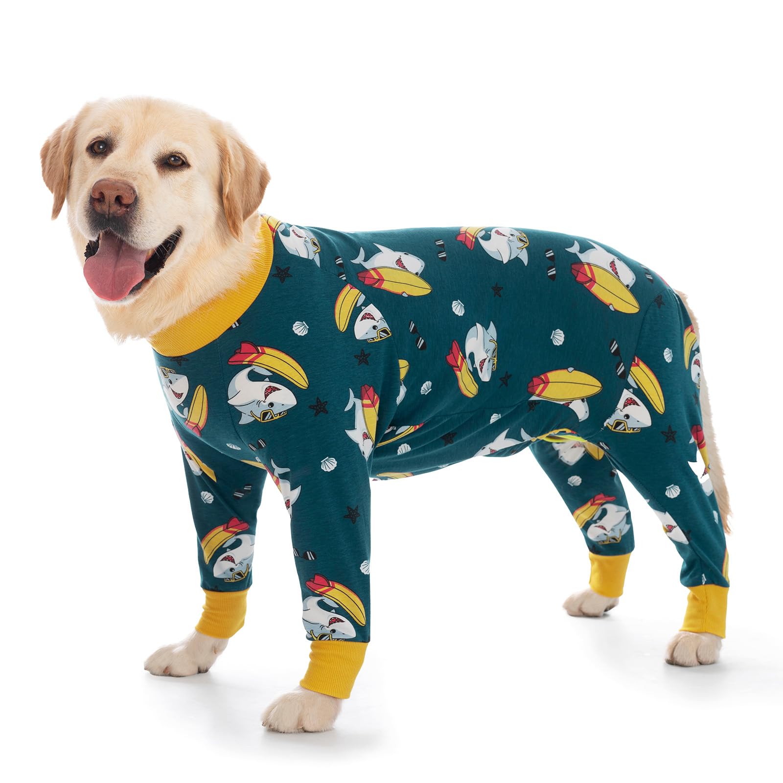 Axcimond Dog Recovery Suit for After Surgery Female/Male Post-Operative Dogs Onesie Post Spay Neuter Dog Bodysuit After Surgery Dogs Surgical Suit Abdominal Wounds Protector Cone E-Collar Alternative