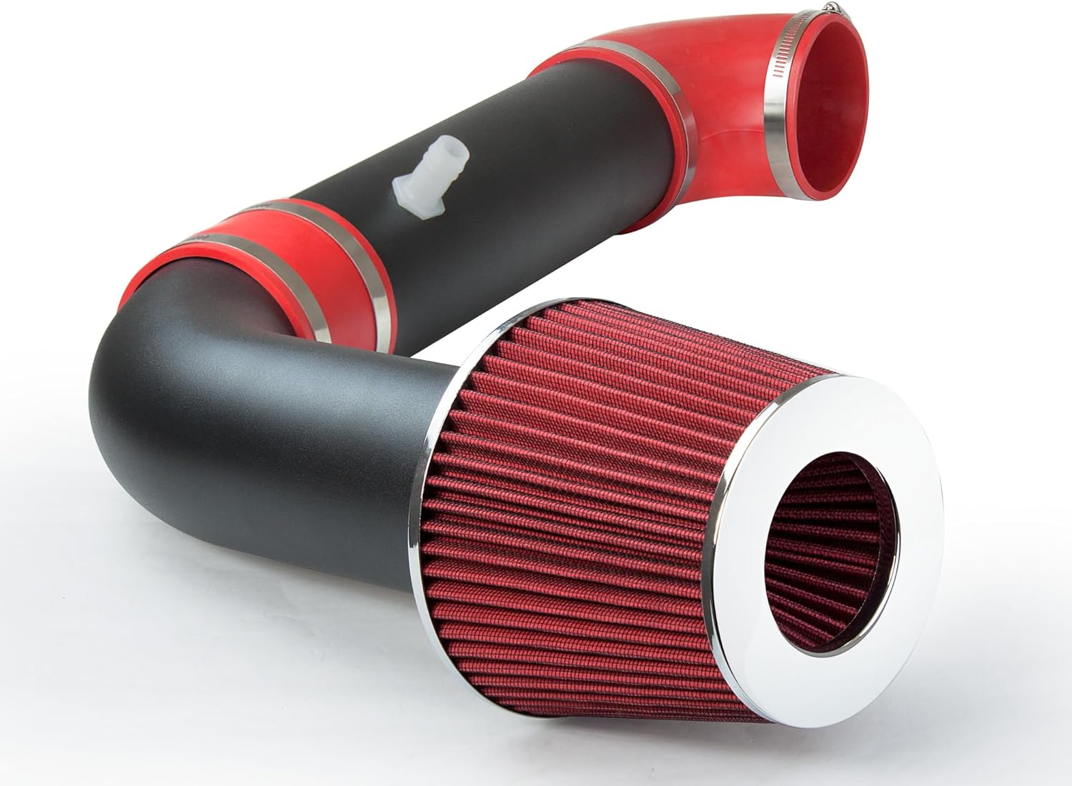 RSG MATT BLACK PIPE with RED Cold Air Intake Kit & Filter Compatible For 09-15 DODGE RAM 1500 2500 3500 5.7L V8 HEMI