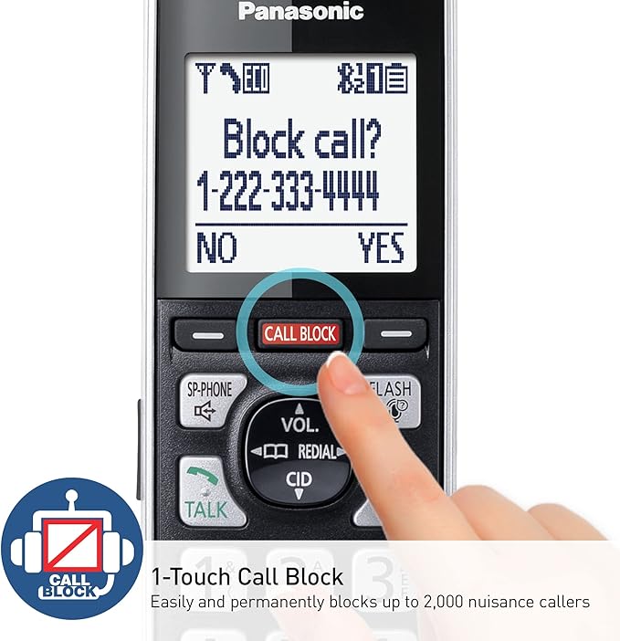 Teléfono Inalámbrico Panasonic KX-TGF975B 5 Auriculares Contestador miniatura 5