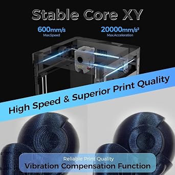 Adventurer 5M 3D Printer Multi-Color Printing Intelligent Filament System One-Click Auto Leveling Group Control(Adventurer 5M)