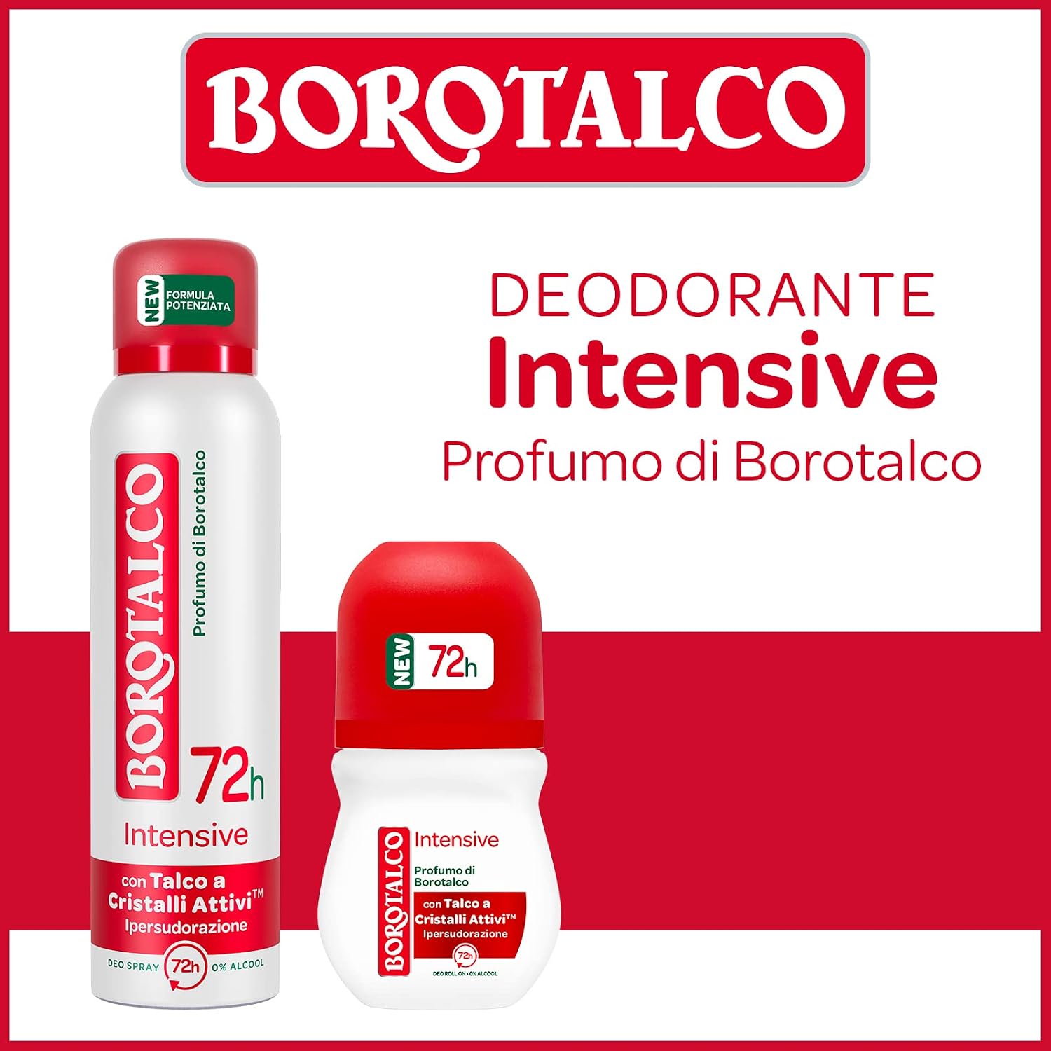 Borotalco: Deo Roll On"intensive microtalc" 50 ml (1.69 fl.oz)