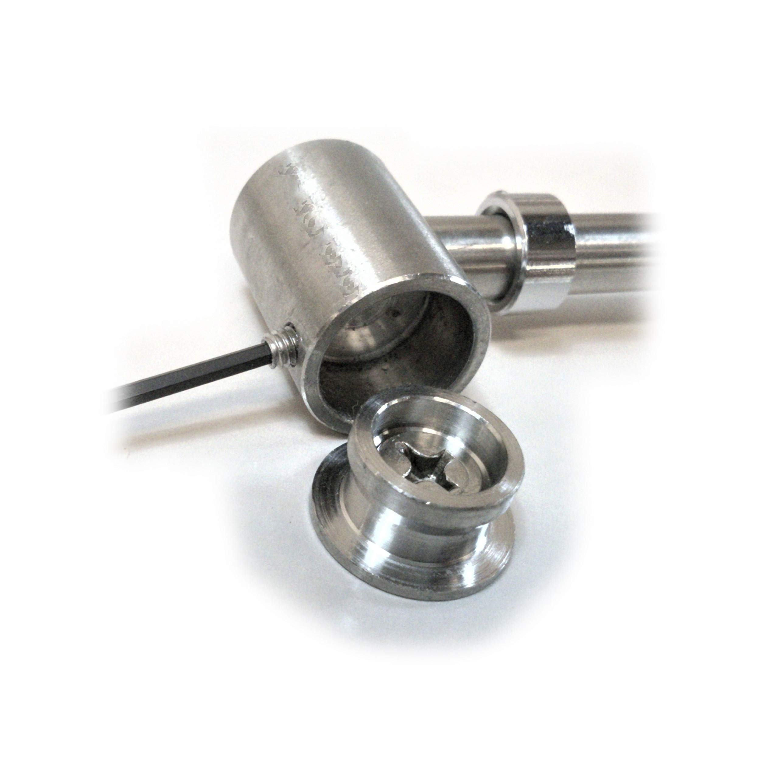 Wirquin Celmac Removable Top Fix Hinge Bar Set Concealed Fix Anti Vandal Steel 20120566 - Image 2