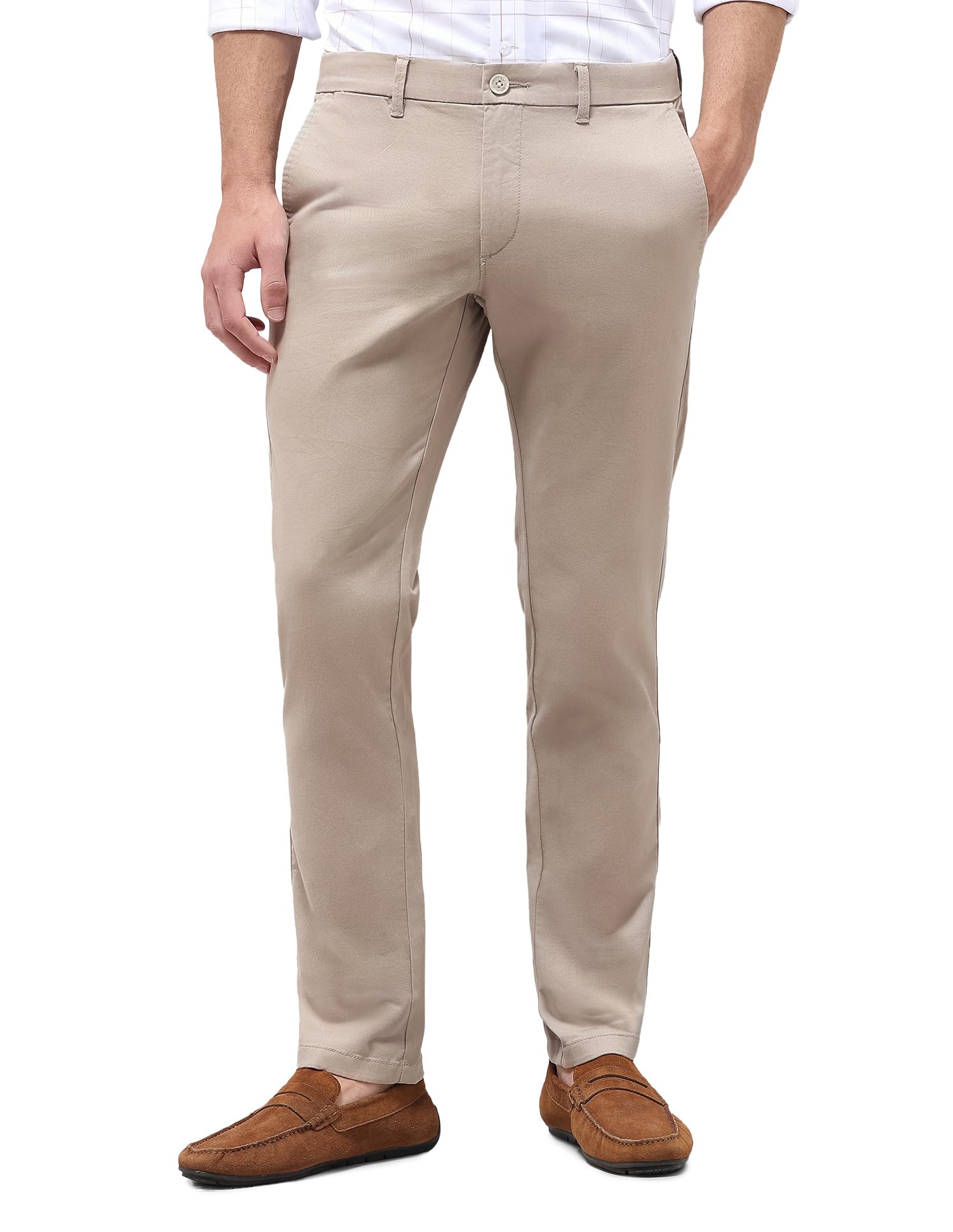 u.s. polo assn. U.S.Polo Association Twill Denver Slim Fit Trousers-picture-55