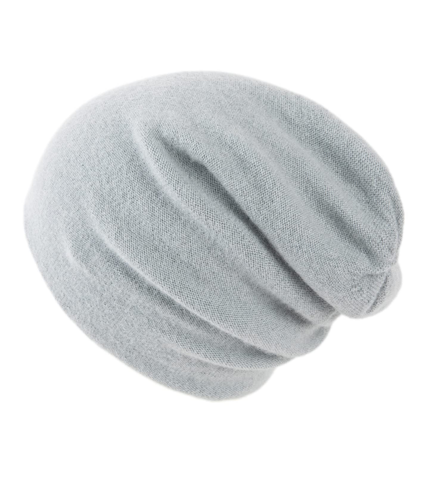 Villand 100% Kaschmir Mütze für Damen und Herren mit Geschenkbox, doppellagige Kaschmir Strickmütze, übergroße Winter Skimütze