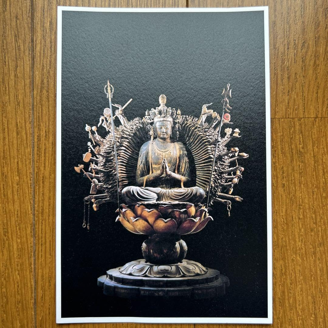 Amazon.co.jp: 大阪 葛井寺 国宝 千手観音菩薩坐像 御尊影 5枚組 : ホビー