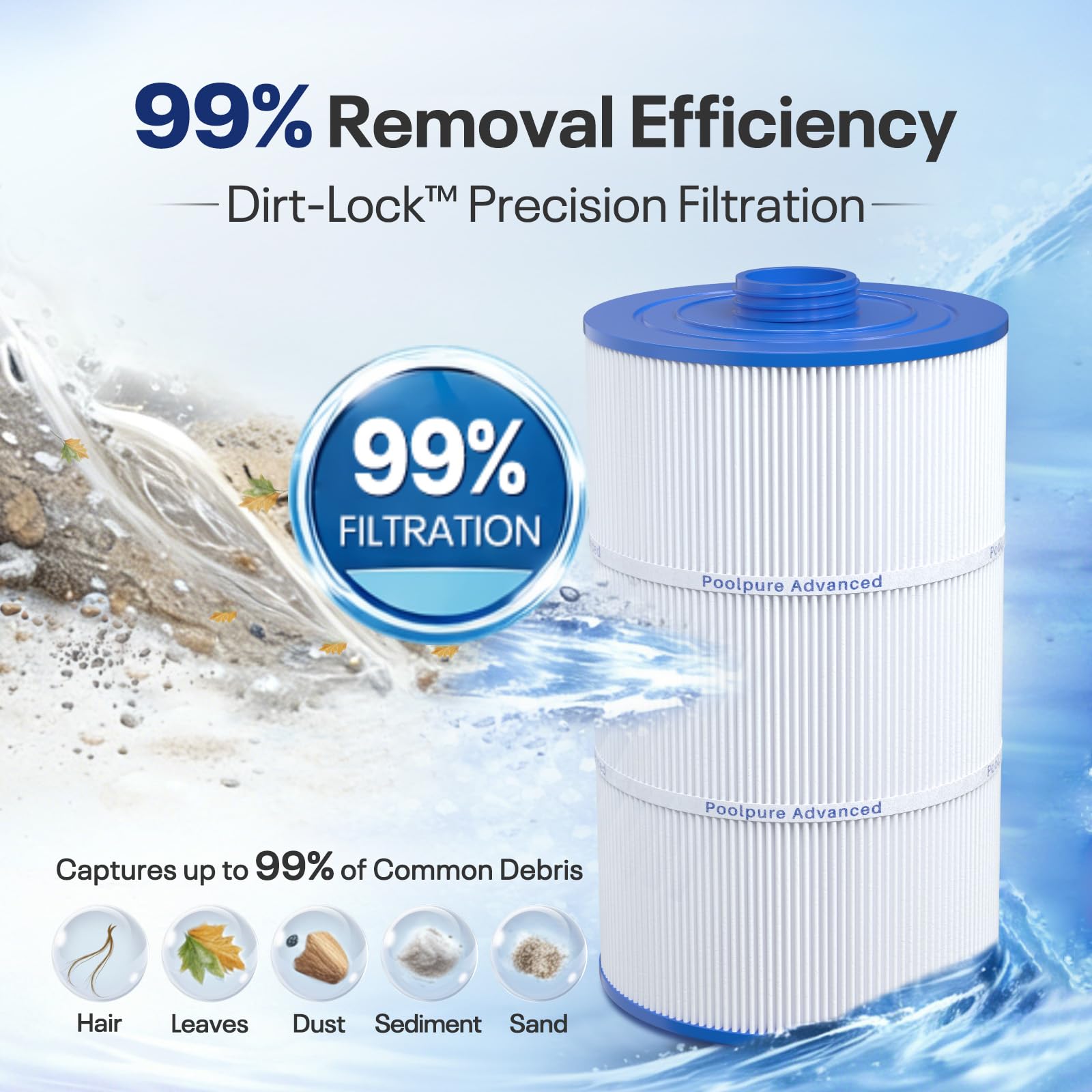 Amazon.com : POOLPURE Replacement Filter for Sundance 6540-501