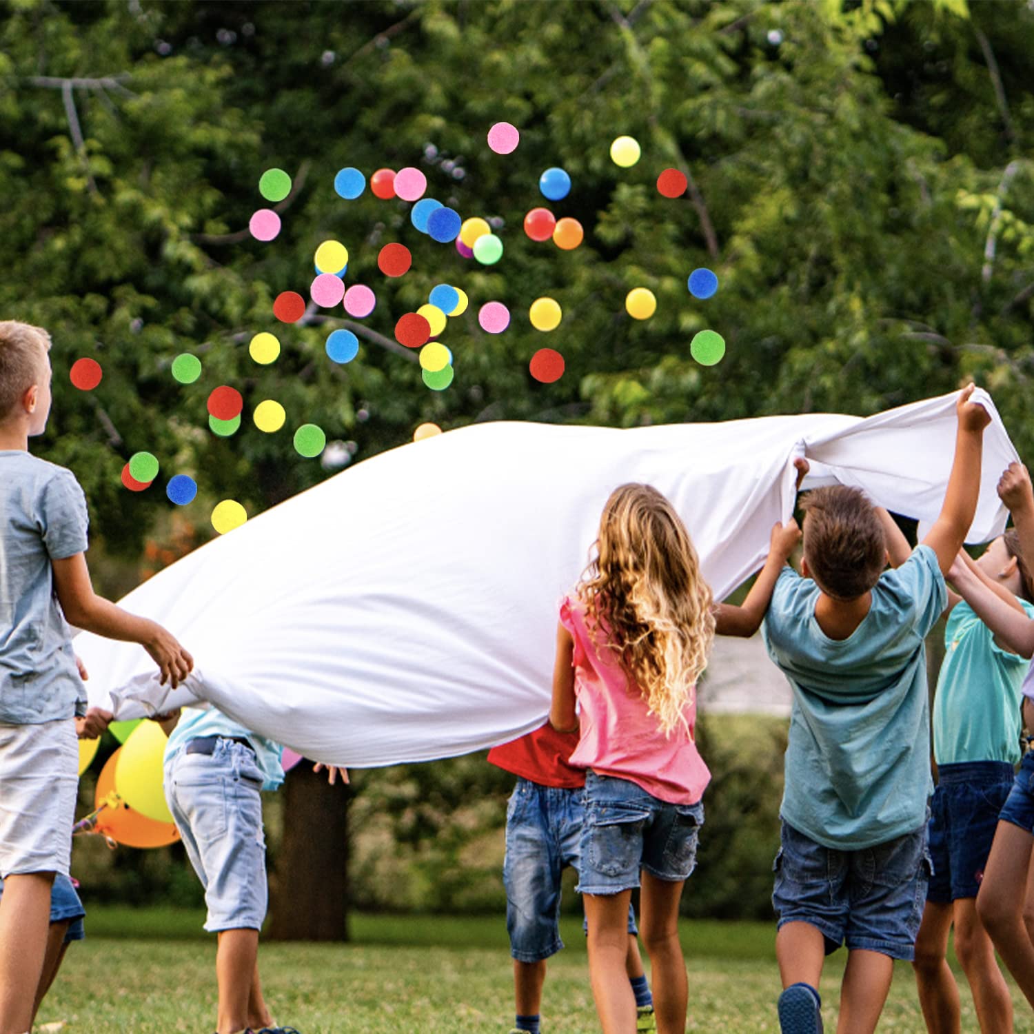 Bolas de esponja de agua reutilizables, 60 globos de agua para niños, juguetes de playa y piscina, juegos de patio al aire libre para niños de 3 a 5 4 a 8 a 12 años, niños, niñas, adolescentes 5