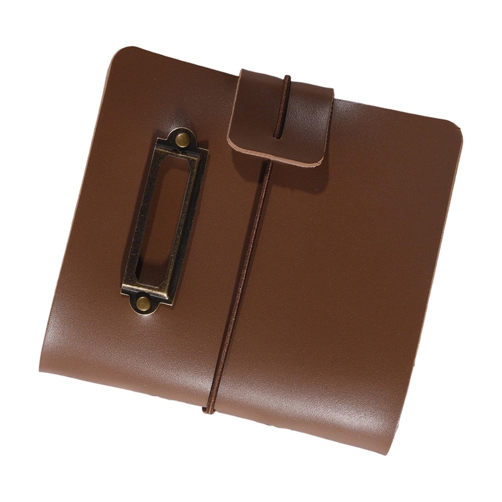Tsophreniq Picture Holder Photo Album Collection Book with PU Cover and Practical Storage Compartments Photo Album
